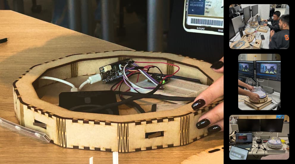 D.O.M.E. prototype shown during exhibition